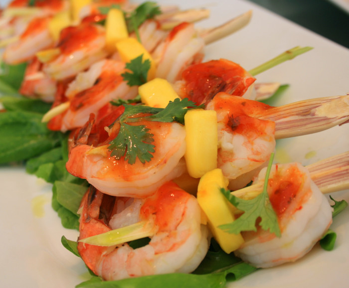 Rum and Brown SugarGlazed Shrimp Recipe Food Republic