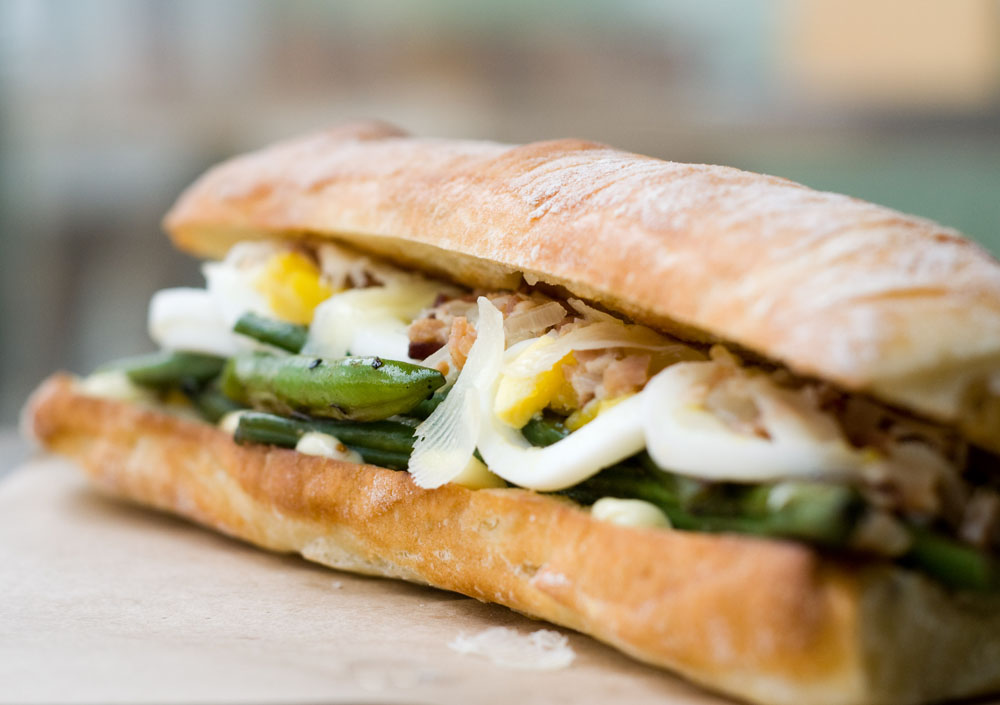 Meat Cheese Bread's Green Bean Sandwich Food Republic