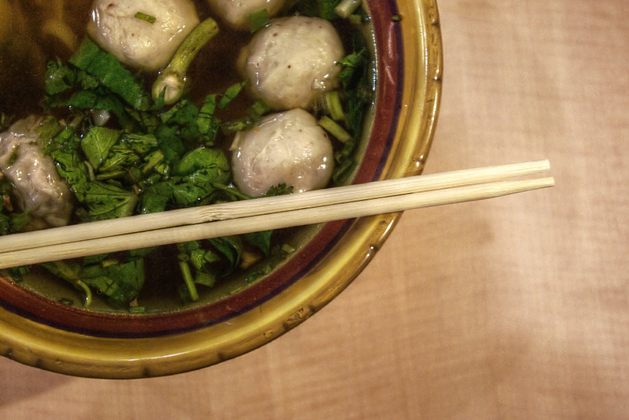Cantonese Spiced Pork Meatball Soup