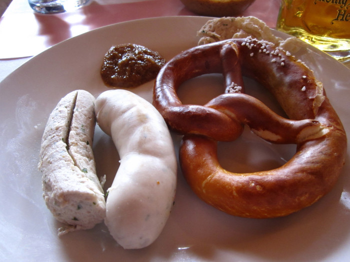 german weisswurst sausage