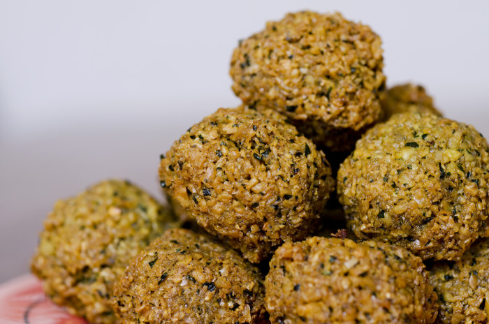 falafel with fava beans