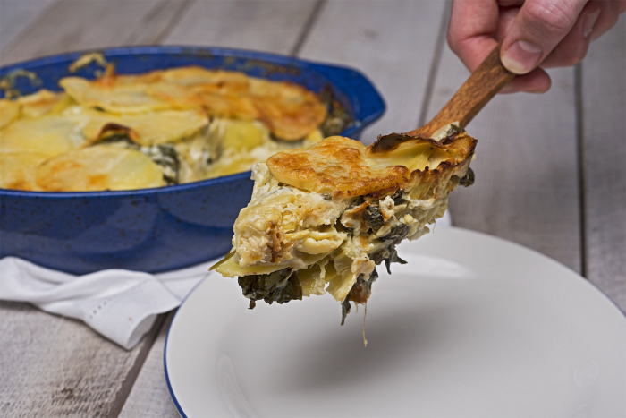 spinach artichoke potatoes