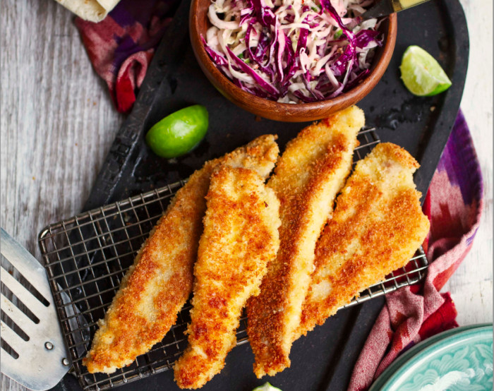 fried catfish tacos