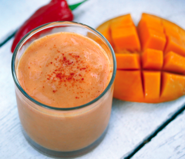Spice up your morning mango smoothie. (Photo: Julie Morris.)