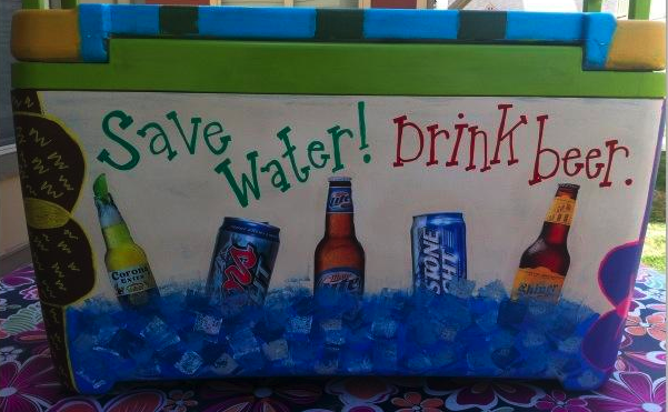 10 Of Our Favorite D I Y Booze Themed Coolers It S A Frat Thing