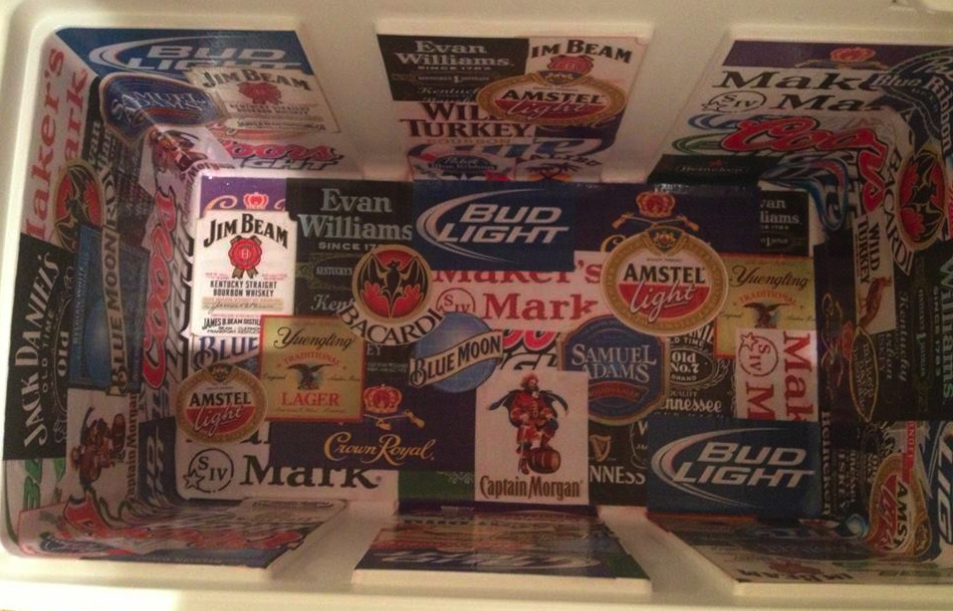 10 Of Our Favorite D I Y Booze Themed Coolers It S A Frat Thing