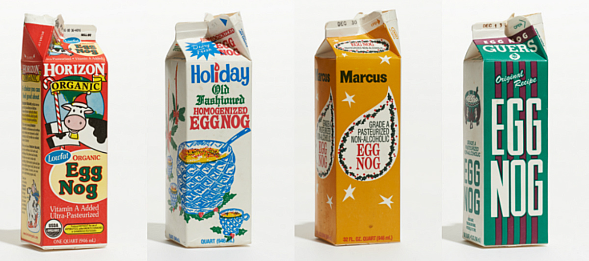 Check Out These 9 Eggnog Carton Designs In All Their Kitschy, Holiday