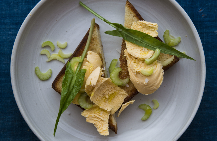 This butter will up the brininess of your toast. (Photo: Nicole Franzen.)