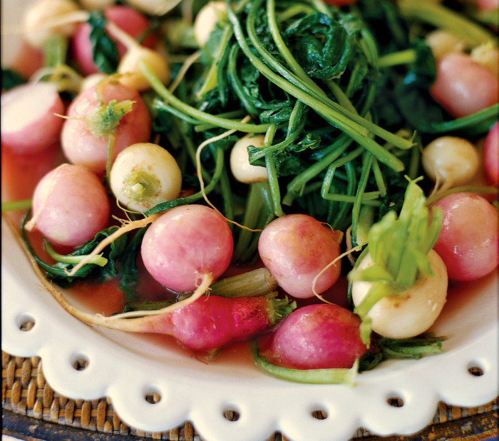 braised radishes