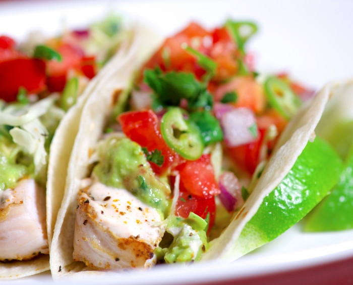 Pink Taco's Grilled Baja Fish Tacos Recipe