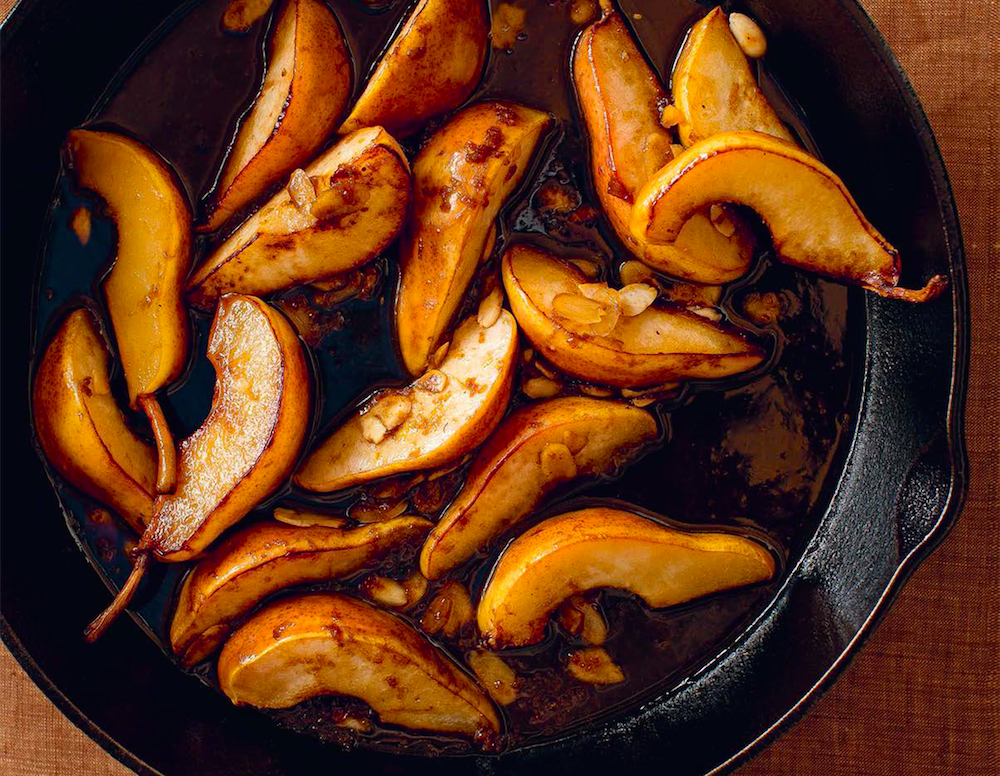 Roasted Maple Balsamic Pears Recipe Food Republic