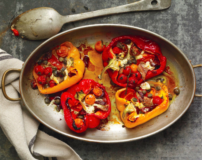 Add a punch of umami to these peppers with some anchovies. (Photo: Penny De Los Santos.)