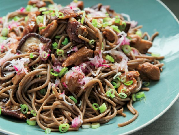 Soba Noodles With Shiitake Mushrooms And Radish Recipe