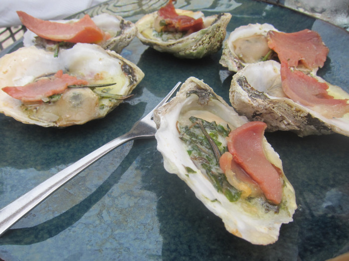 Edwards Country Ham and Rappahannock Oysters at Merrior