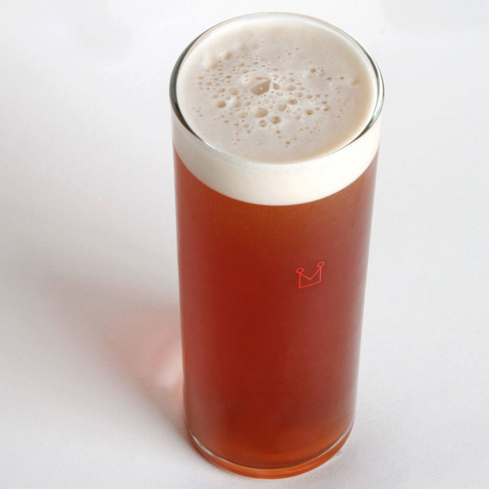 It looks and feels like a beer but tastes like pure chocolate. (Photo courtesy of Mast Brothers.)