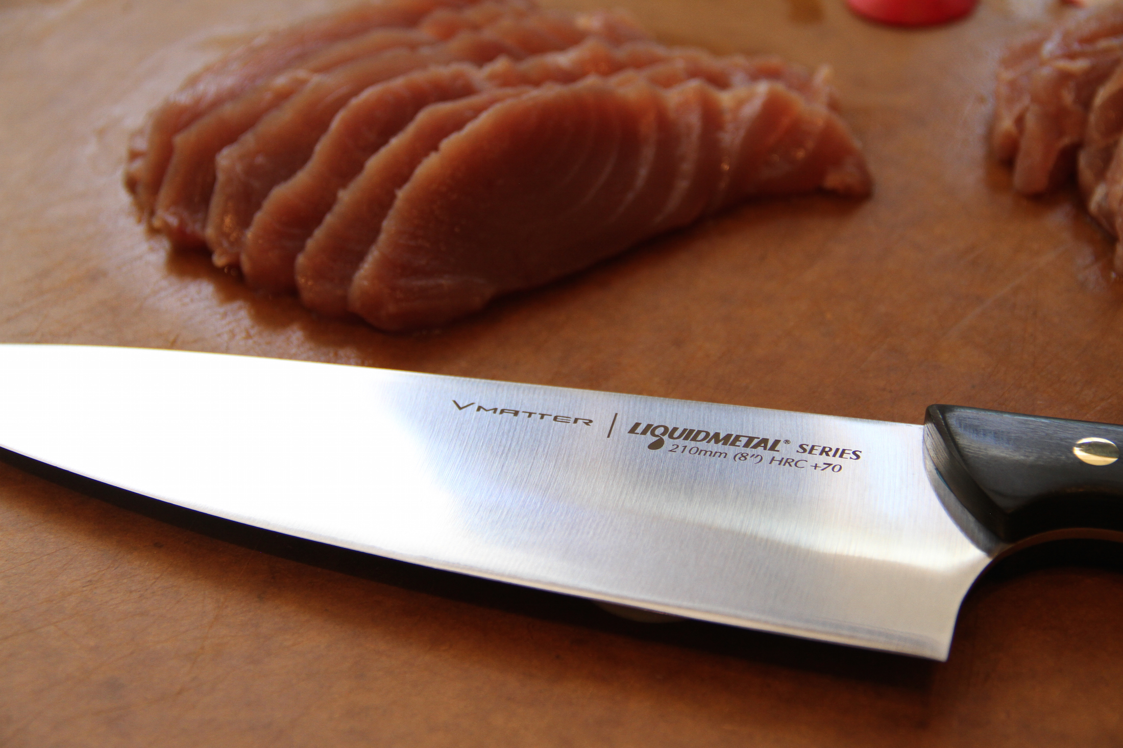 Tested VMatter LiquidMetal Chef's Knife Food Republic