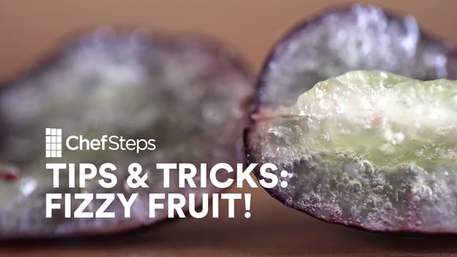 Your guests are sure to be impressed when they bite into fruit and realize it's been carbonated.