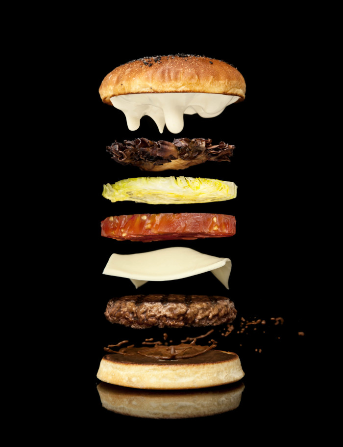 Modernist Cuisine's labor-intensive burger takes 30 hours to make. (Photo courtesy of Modernist Cuisine.)