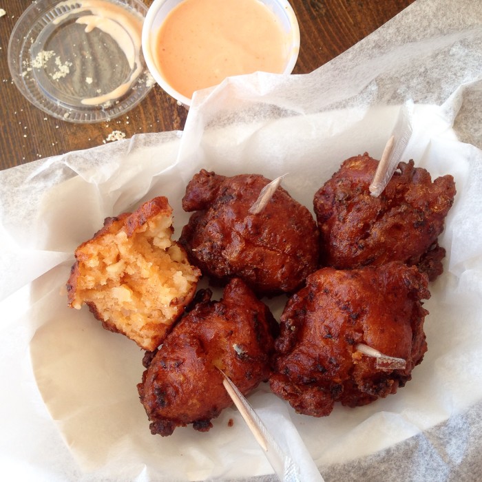 Conch fritters. (Photo: Jenny Miller)