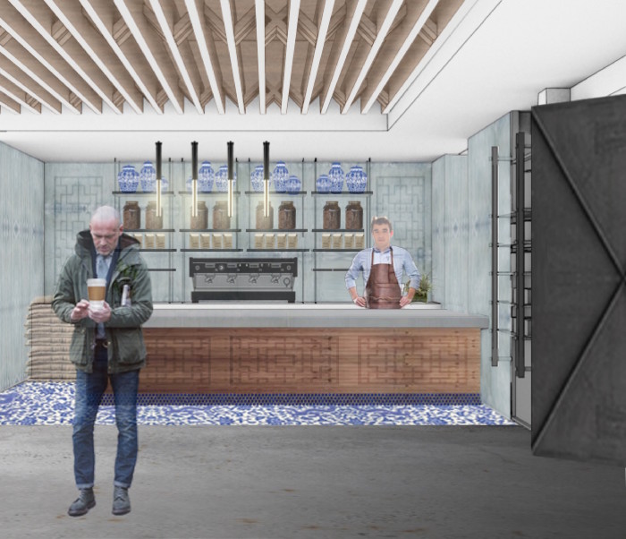 Cafe (Rendering: courtesy China Live)