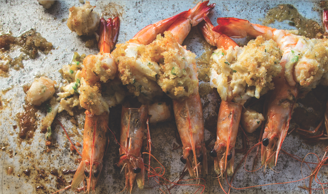 Make John Besh's Stuffed Jumbo Shrimp Food Republic