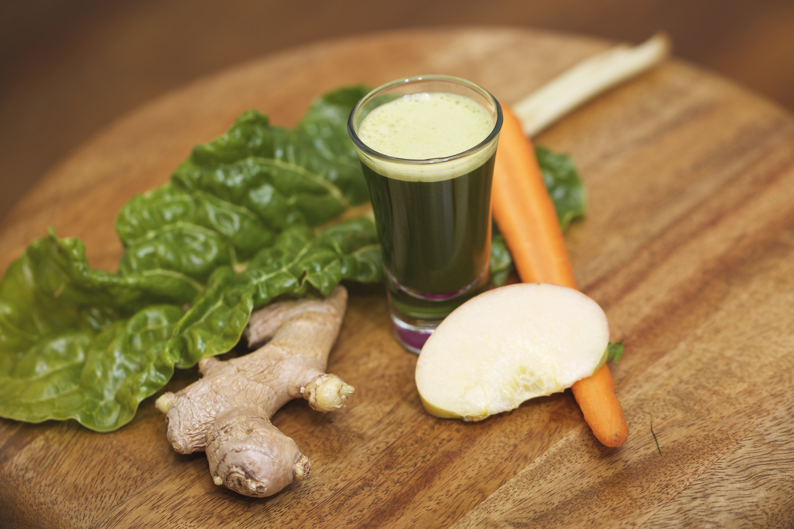 Carrot, Apple, Ginger And Chard Juice Food Republic