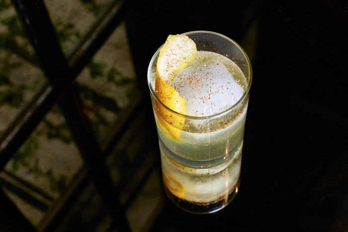 The English Milk Punch might be missing something if grated nutmeg and lemon oil is absent.