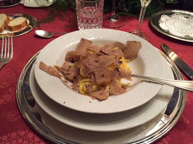 Fettucine with Shaved Black Truffles