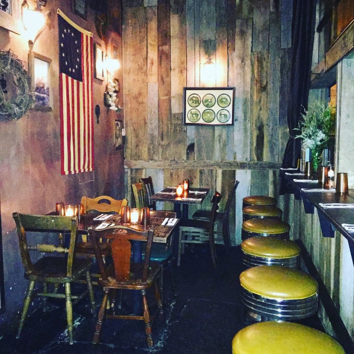 Lumberjack chic paired with Appalachian comfort food at Montana's Trail House might make your forget you're in the middle of Brooklyn.