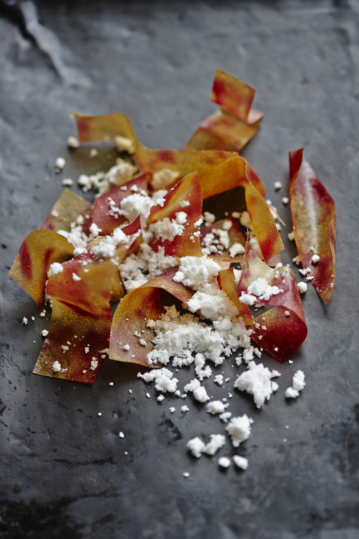 preserved lime and onion crisps