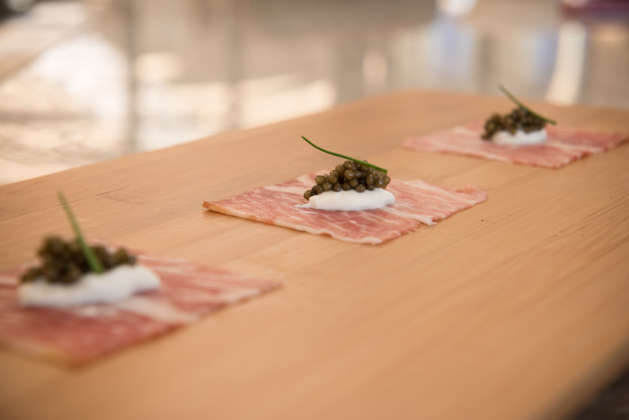 Quill_Proscuitto with Caviar