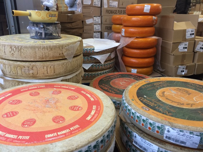 Over 400 varieties are available in the cheese pavillon. (Photo credit: Katie Chang)