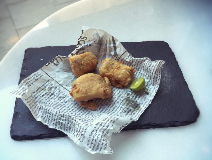 The tapas-based menu at Carmelitas is full of presentational fun. (Photo: David Navas.)