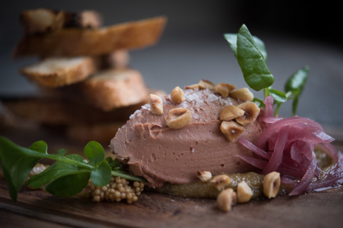 Charcuterie, like this chicken liver mousse at Bramling Cross, is one of the stars on Stowell's menu.
