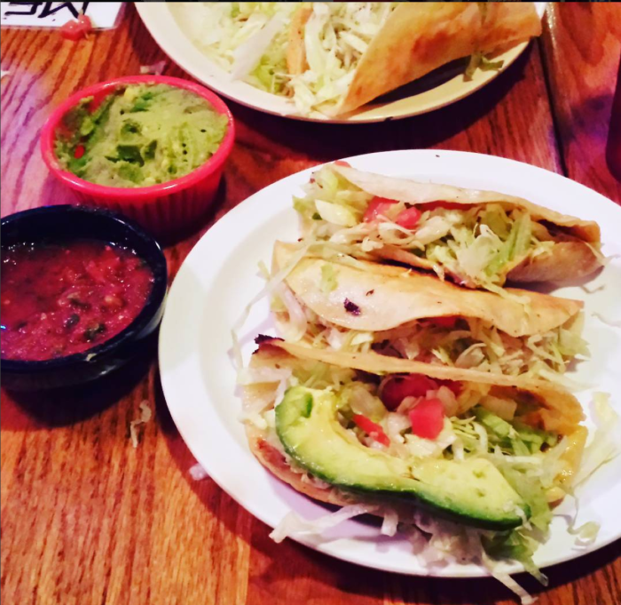 Fried tacos at Mexico City