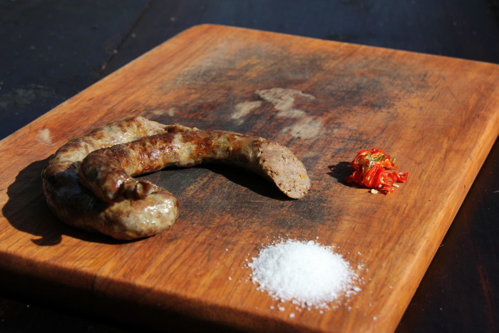 You can find mutura sausage through out the country.