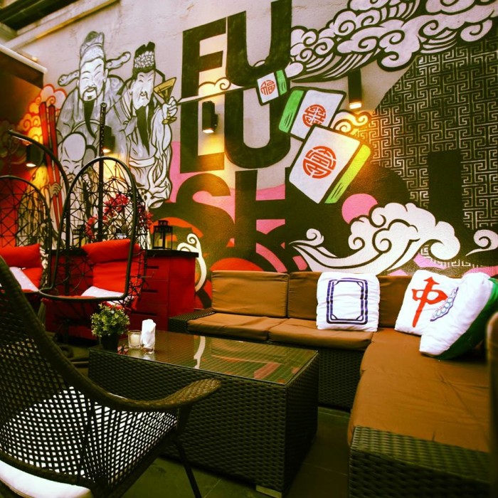 Fu Lu Shou is tiki fishbowl drinks galore. (Photo: Fu Lu Shou/Facebook.)