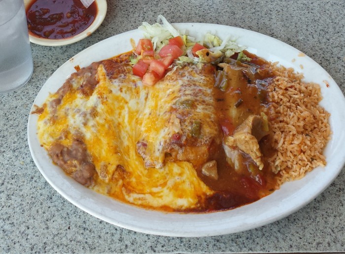 Blue Bonnet's combo plate.