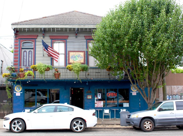 Kajun's Pub, complete with its management quarters upstairs.