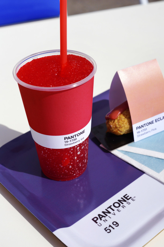 The chicest strawberry granita.