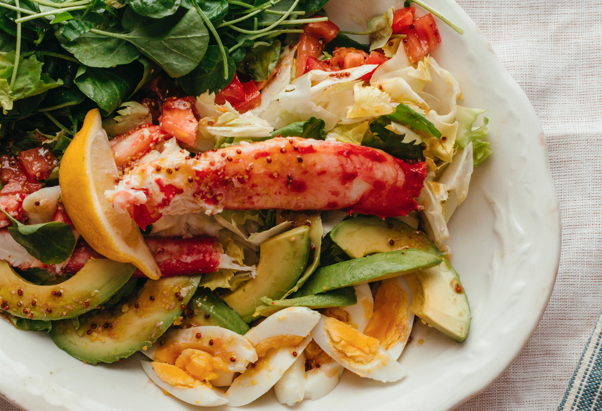 Catch Of The Day: King Crab Cobb Salad - Food Republic