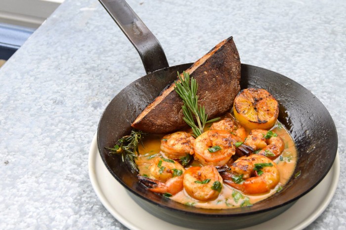 Cavan's butter-baked shrimp with grilled bread is not to be missed. (Photo: Cavan/Facebook.)