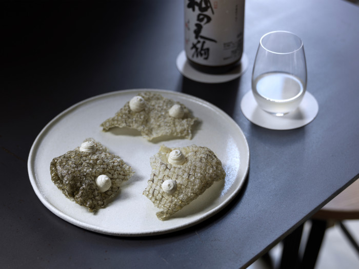 Chef Clayton Wells, formerly of Momofuku Seiobo, offers an ever-changing, five-course dinner nightly at Automata. (Photo credit: The Old Clare Hotel)