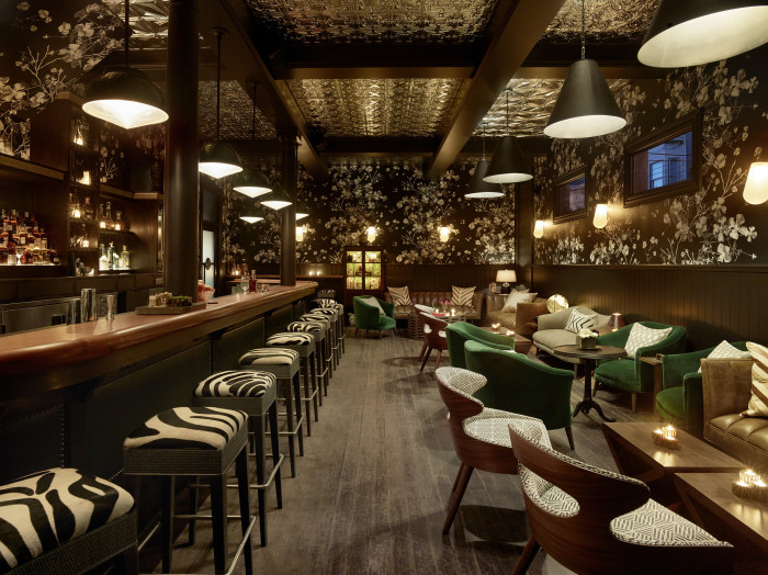 Prominent bartenders mix swanky drinks at Wildhawk. (Photo: Matthew Millman.)