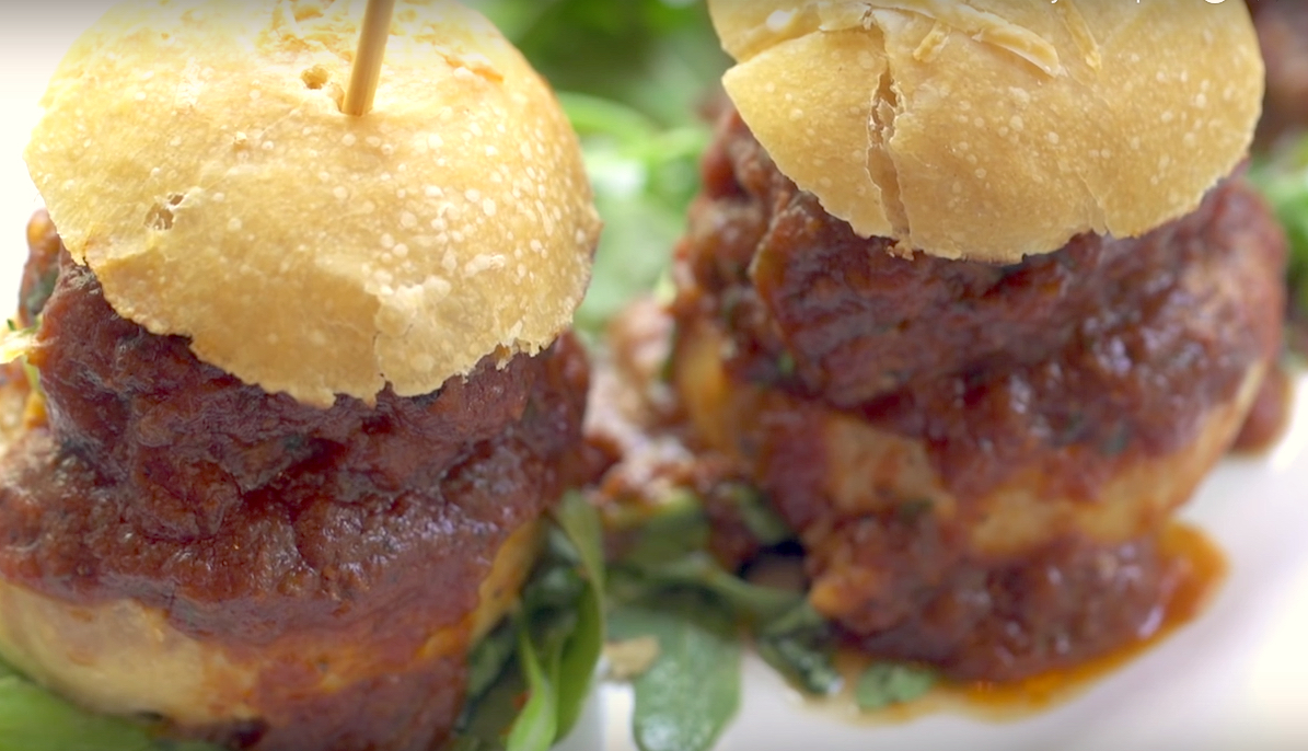 Joey Campanaro's Gravy Meatball Sliders Food Republic