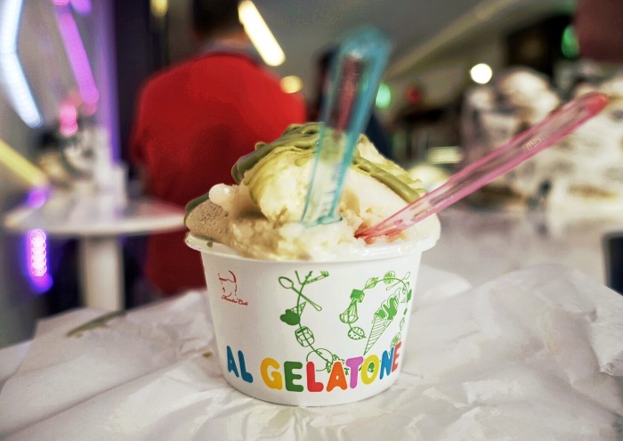 Fresh and raw ingredients make up the gelato at Al Gelatone.
