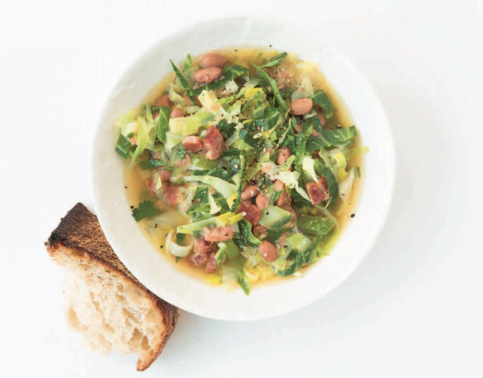 cabbage bacon and bean soup recipe
