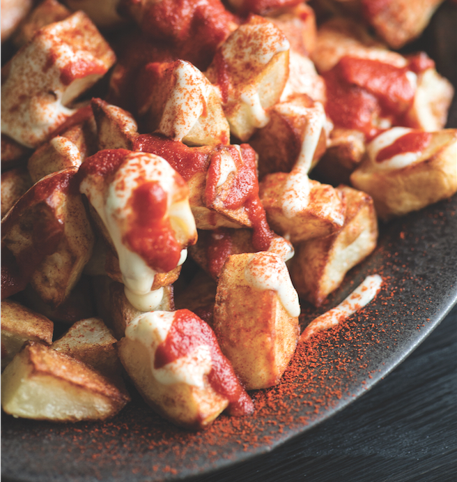 Oven Lovin' Here's Katie Button's Roasted Patatas Bravas Recipe Food