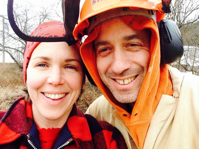 Autumn Stoscheck and husband Ezra.