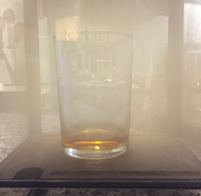 smoking scotch